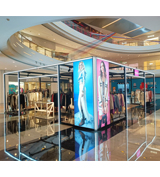 商場(chǎng)服裝快閃店發(fā)光桁架 商場(chǎng)服裝快閃店發(fā)光桁架